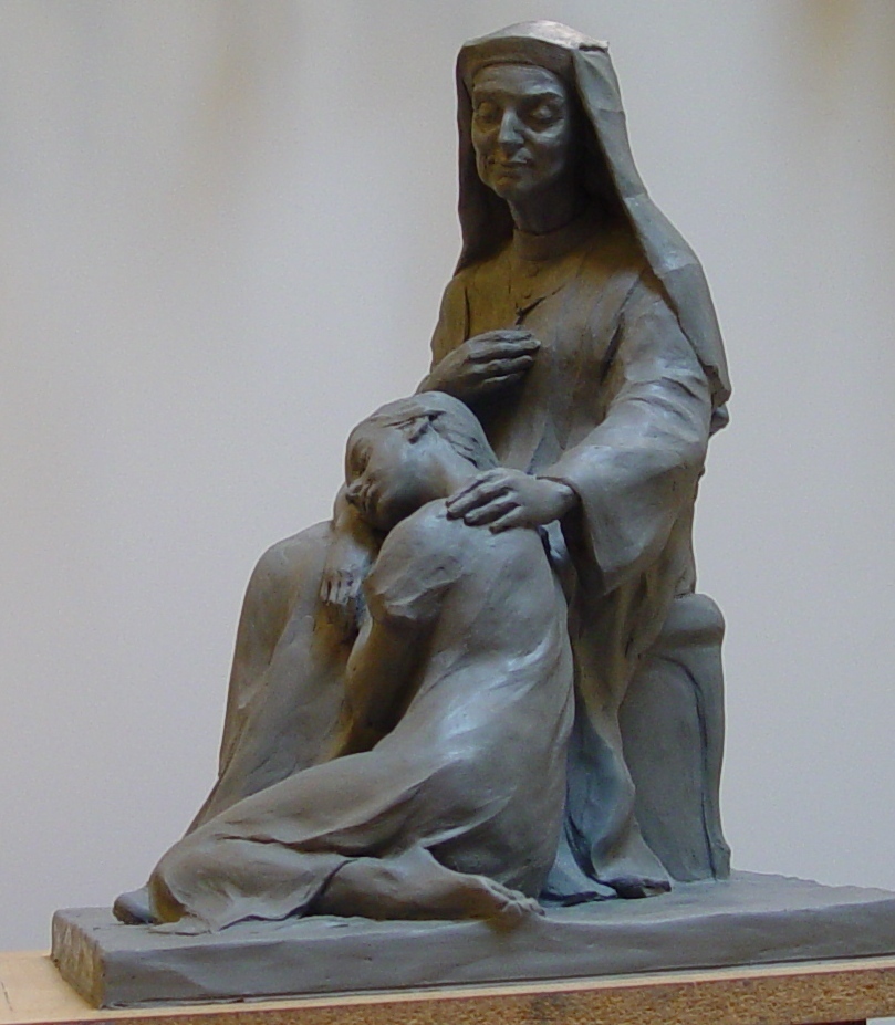 Model in clay