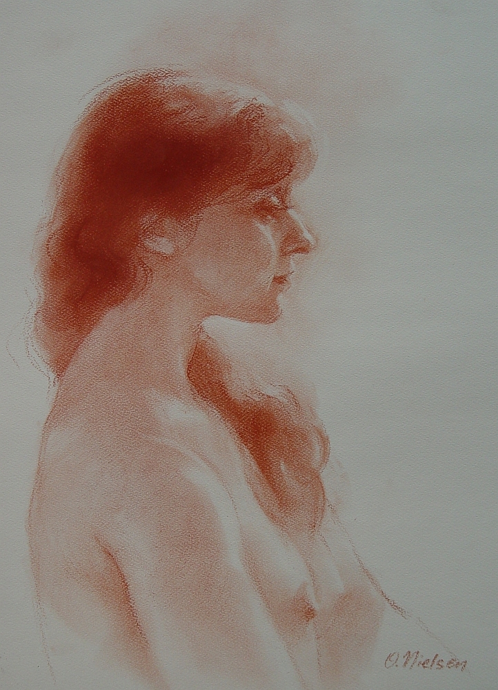 Stephanie, pastel, 14x10